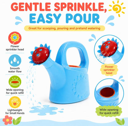 3 Pack Kids Watering Can, Chicken Watering Cans (Random Color)