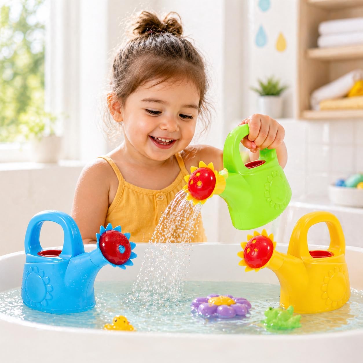 3 Pack Kids Watering Can, Chicken Watering Cans (Random Color)