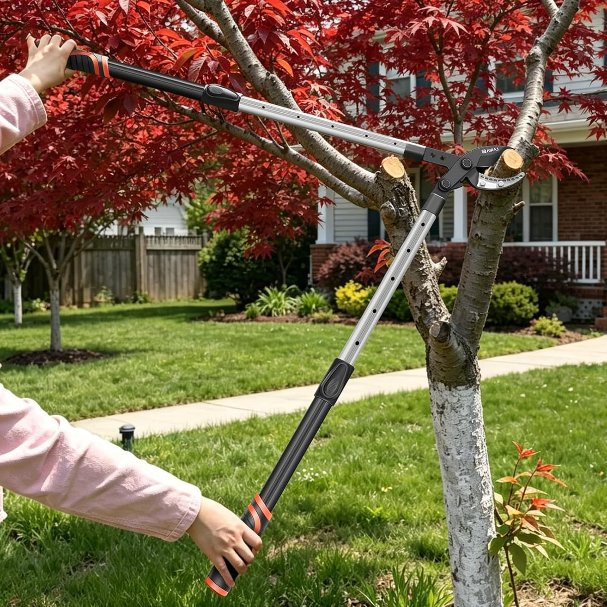 21'' Bypass Loppers, Heavy Duty Tree Branch cutter, 2.5" Cut Capacity