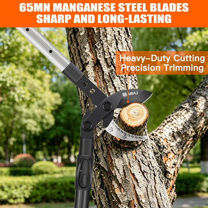 21'' Bypass Loppers, Heavy Duty Tree Branch cutter, 2.5" Cut Capacity