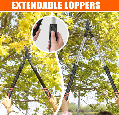 21'' Bypass Loppers, Heavy Duty Tree Branch cutter, 2.5" Cut Capacity