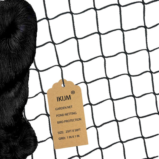 Bird Netting for Chicken Coop - 25x50ft Poultry Netting Garden Net