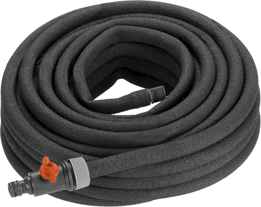 Soaker Hose: Water-saving sprinkler hose for watering plant rows and beds; water savings individually adjustable up to 70 percent, easy to use, hose length: 15 m (1969-20)