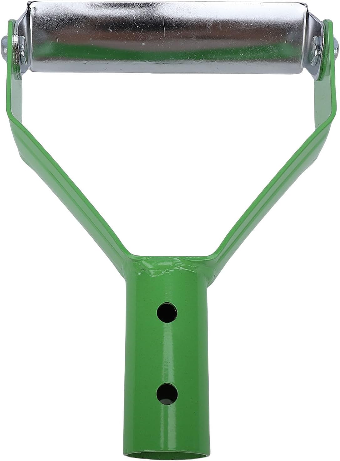 Stirrup Hoe, Carbon Steel Hollow Trapezoidal Head Garden Hoe, Heavy Duty Efficient Weeding Tool with Lightweight Compact Design, Ideal for Loosening Soil, Digging & Planting (Orange)