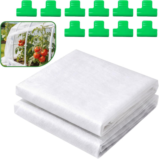 2PCS Plant Sun Protection Cloth, Garden Plant Cloth 10 X 30 ft