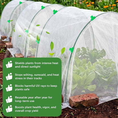 2PCS Plant Sun Protection Cloth, Garden Plant Cloth 10 X 30 ft