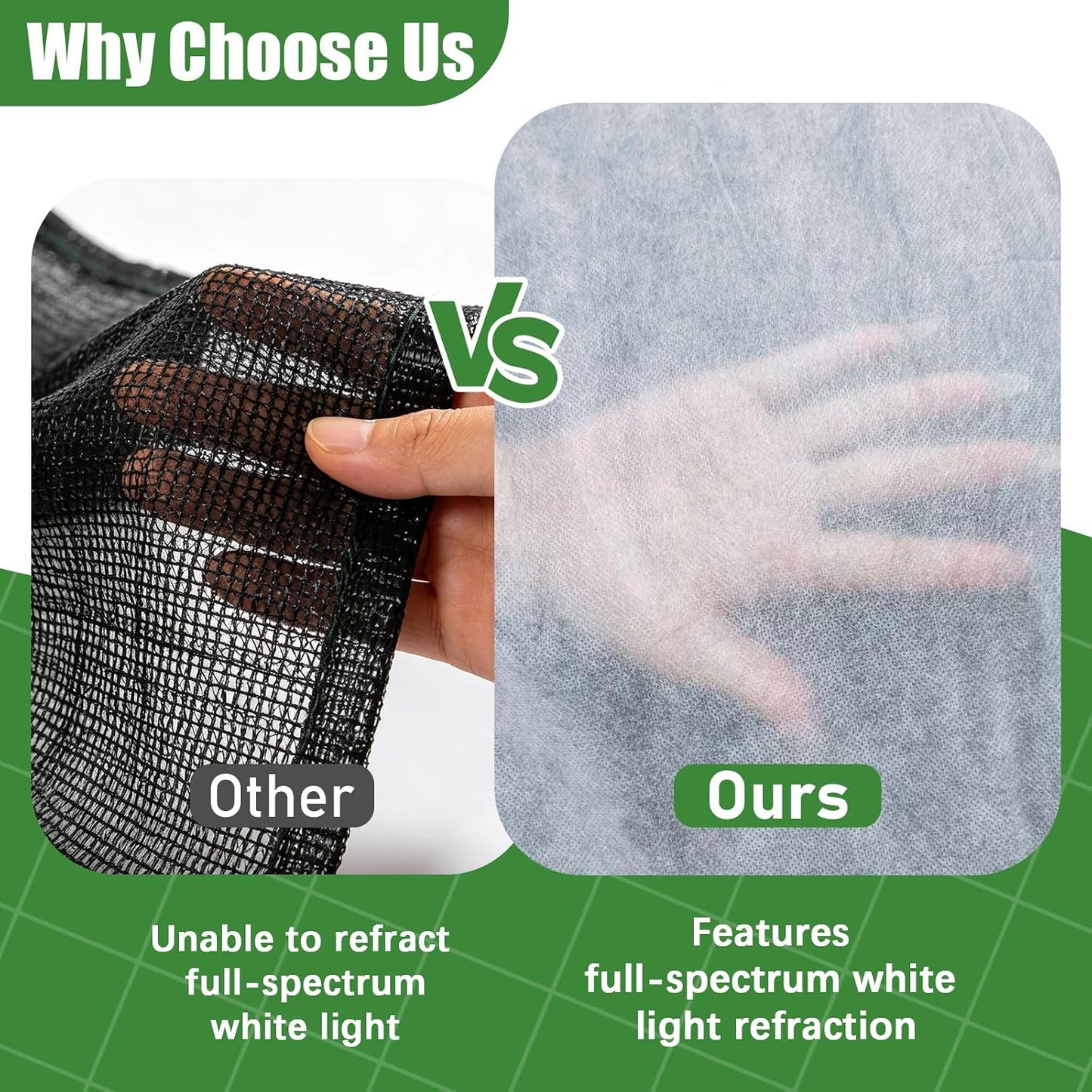 2PCS Plant Sun Protection Cloth, Garden Plant Cloth 10 X 30 ft
