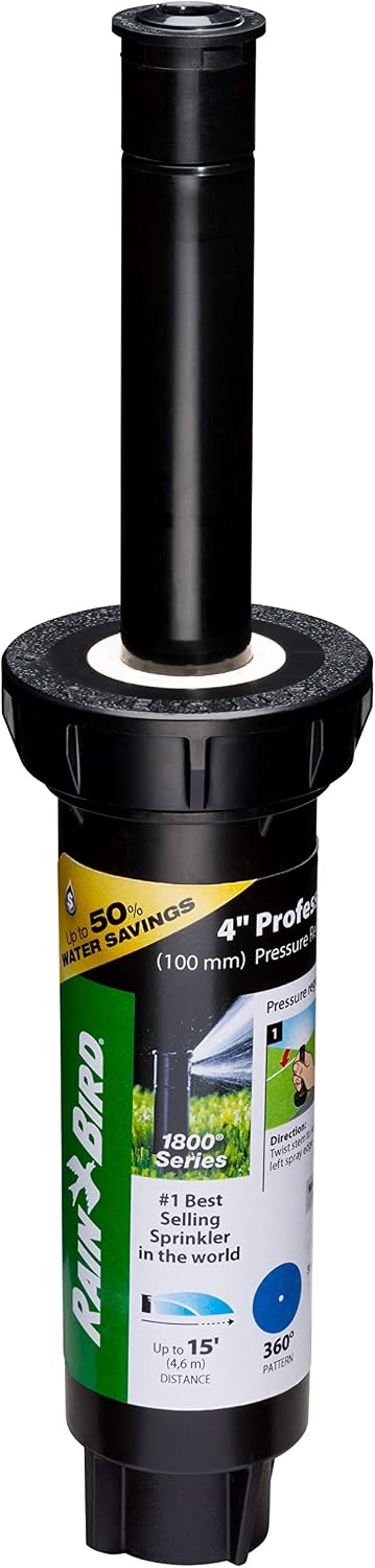 1804FDSP25 PRS Pro Dual Spray Pop-Up, Full Circle, 8-15 Feet, 4"