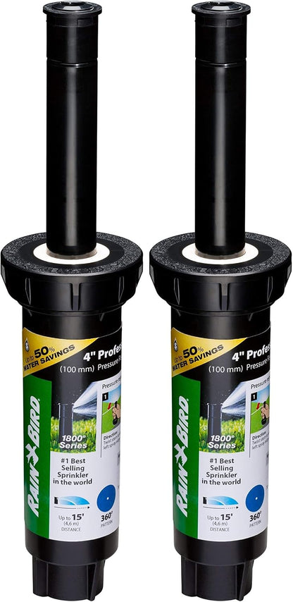 1804FDSP25 PRS Pro Dual Spray Pop-Up, Full Circle, 8-15 Feet, 4"