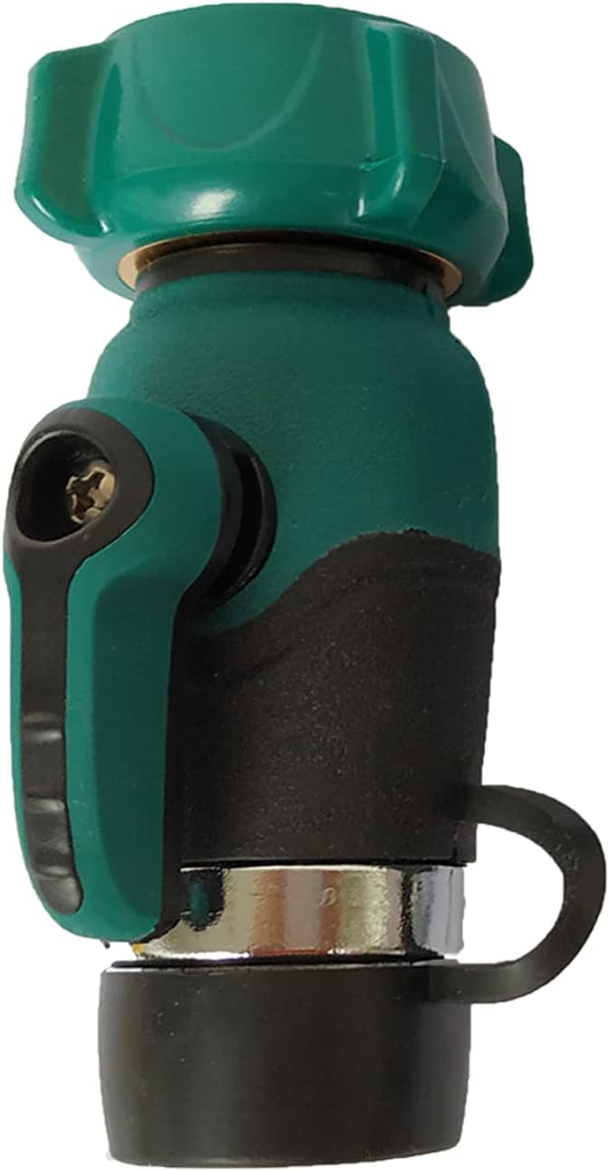 2 Pack Garden Hose Shut Off Valve 1 Way, Straight Garden Hose Splitter, Heavy Duty Zinc Alloy, 3/4-Inch Faucet/Hose Connector (UYG03#)