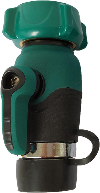 2 Pack Garden Hose Shut Off Valve 1 Way, Straight Garden Hose Splitter, Heavy Duty Zinc Alloy, 3/4-Inch Faucet/Hose Connector (UYG03#)