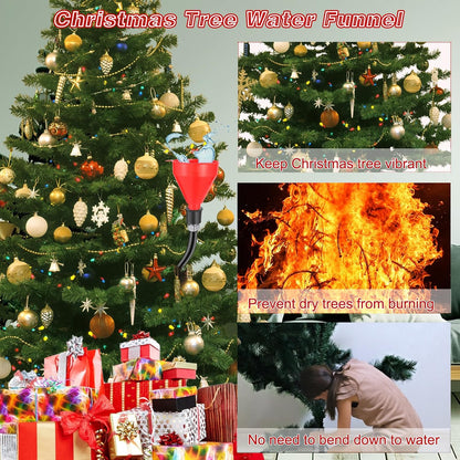 Christmas Tree Watering Funnel,45" Adjustable Waterer Funnel for Xmas Tree