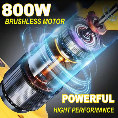 Electric Pruning Shears Compatible with DeWalt 20V Battery – Portable Cordless Pruning Shears with Brushless Motor, LCD Display, Adjustable Blade 0.98"–1.5", Battery Powered Tree Trimmer (Tool Only)