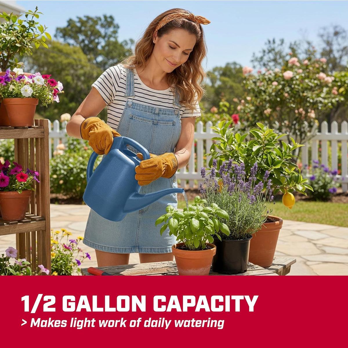 47998 2-Gallon Watering Can for Indoor & Outdoor Plants