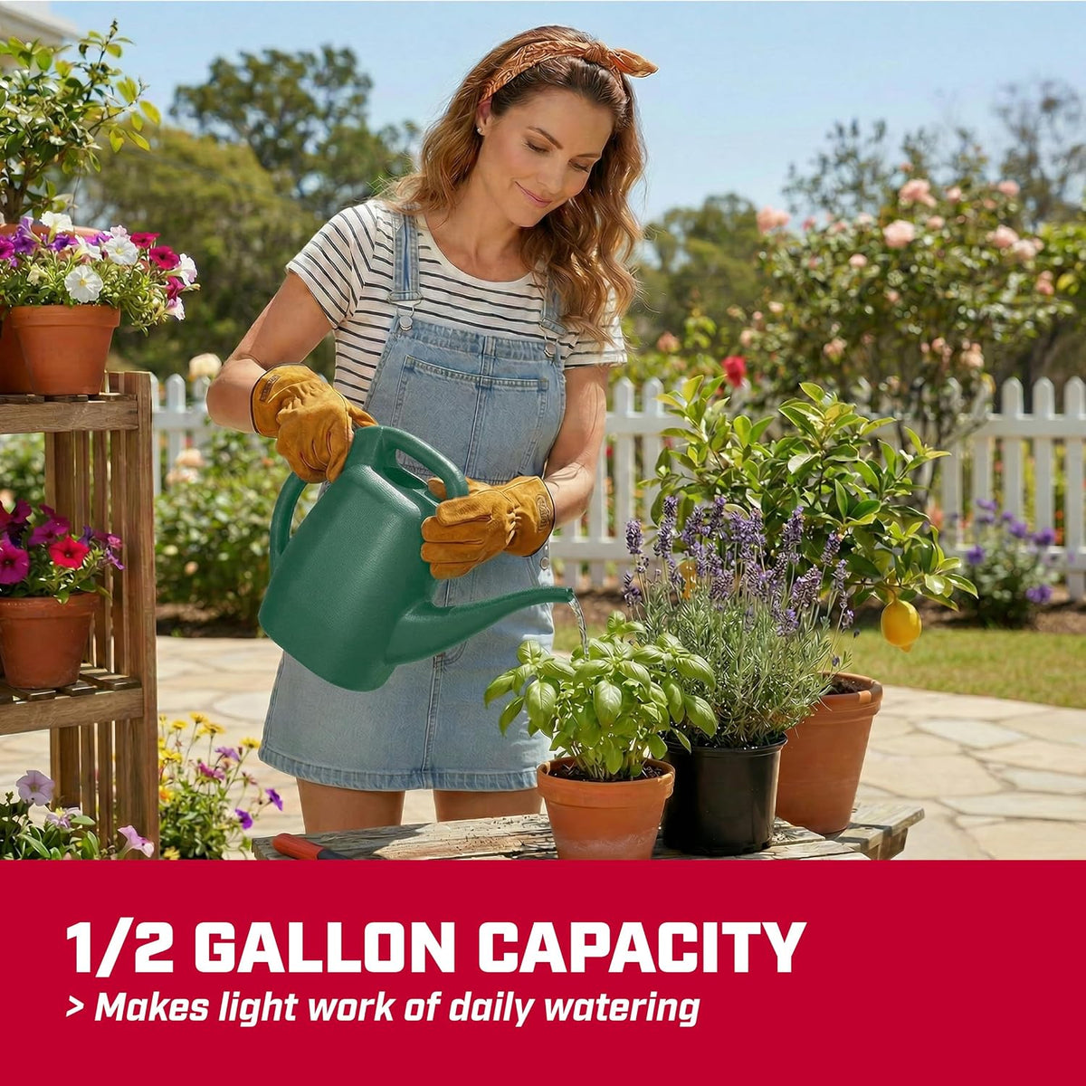 47998 2-Gallon Watering Can for Indoor & Outdoor Plants