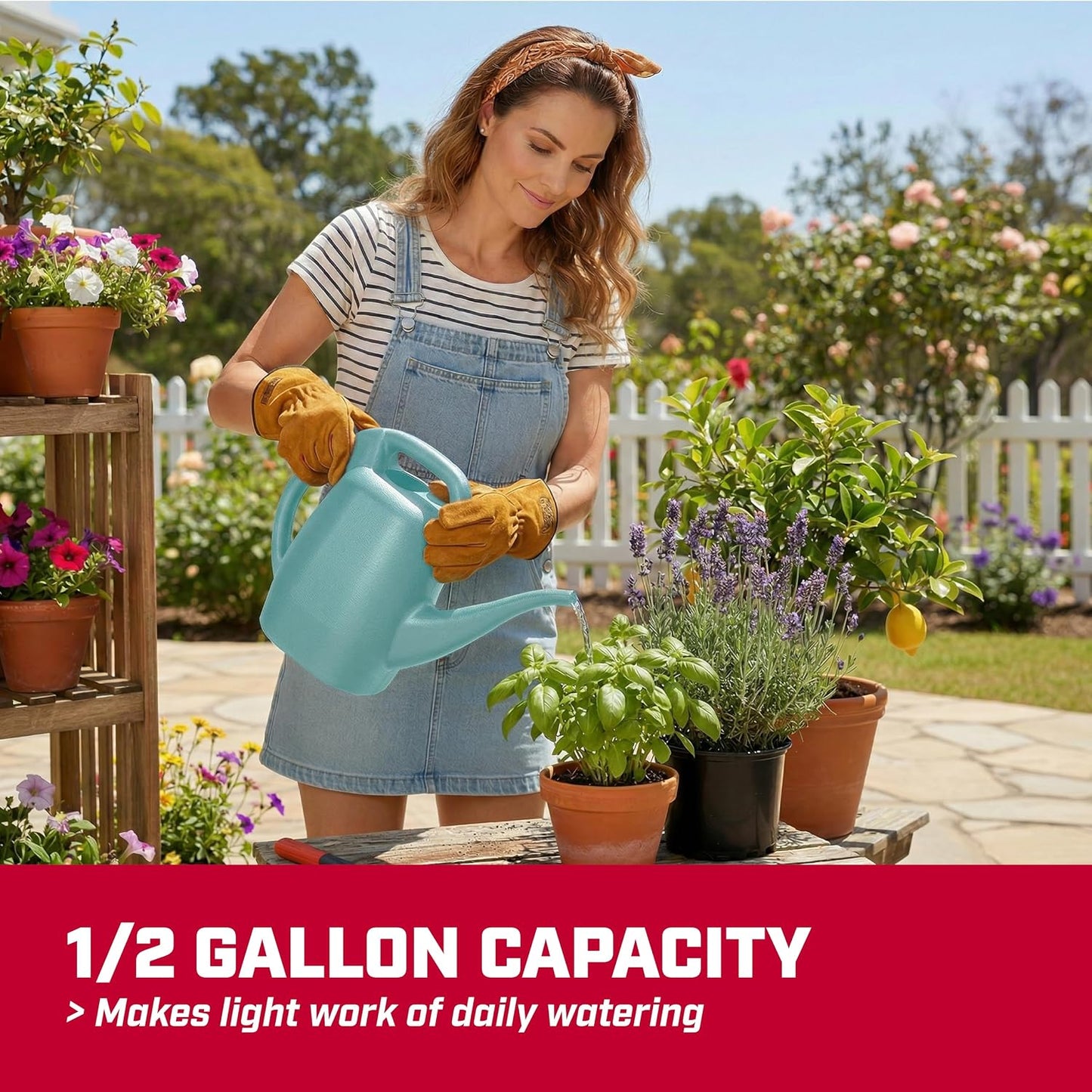 47998 2-Gallon Watering Can for Indoor & Outdoor Plants