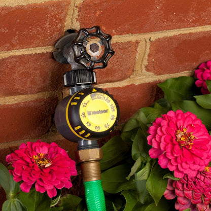 Mechanical Water Timer: Up to 2 Hour Runtime, Automatic Shut-Off