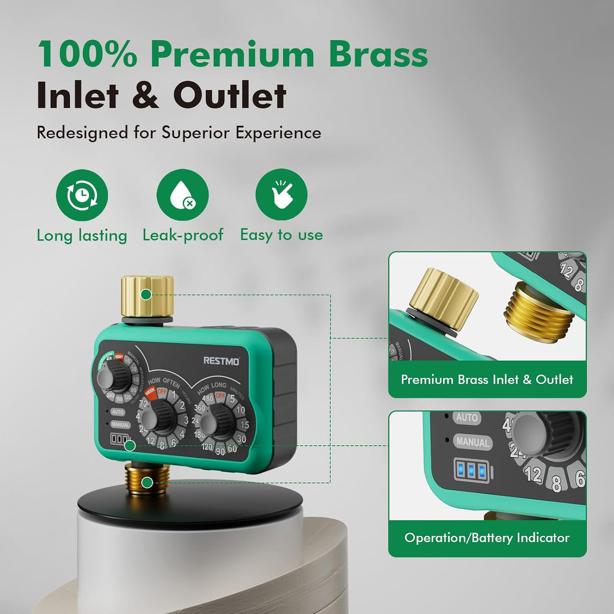 Smart WiFi Water Timer, APP Control Sprinkler Timer