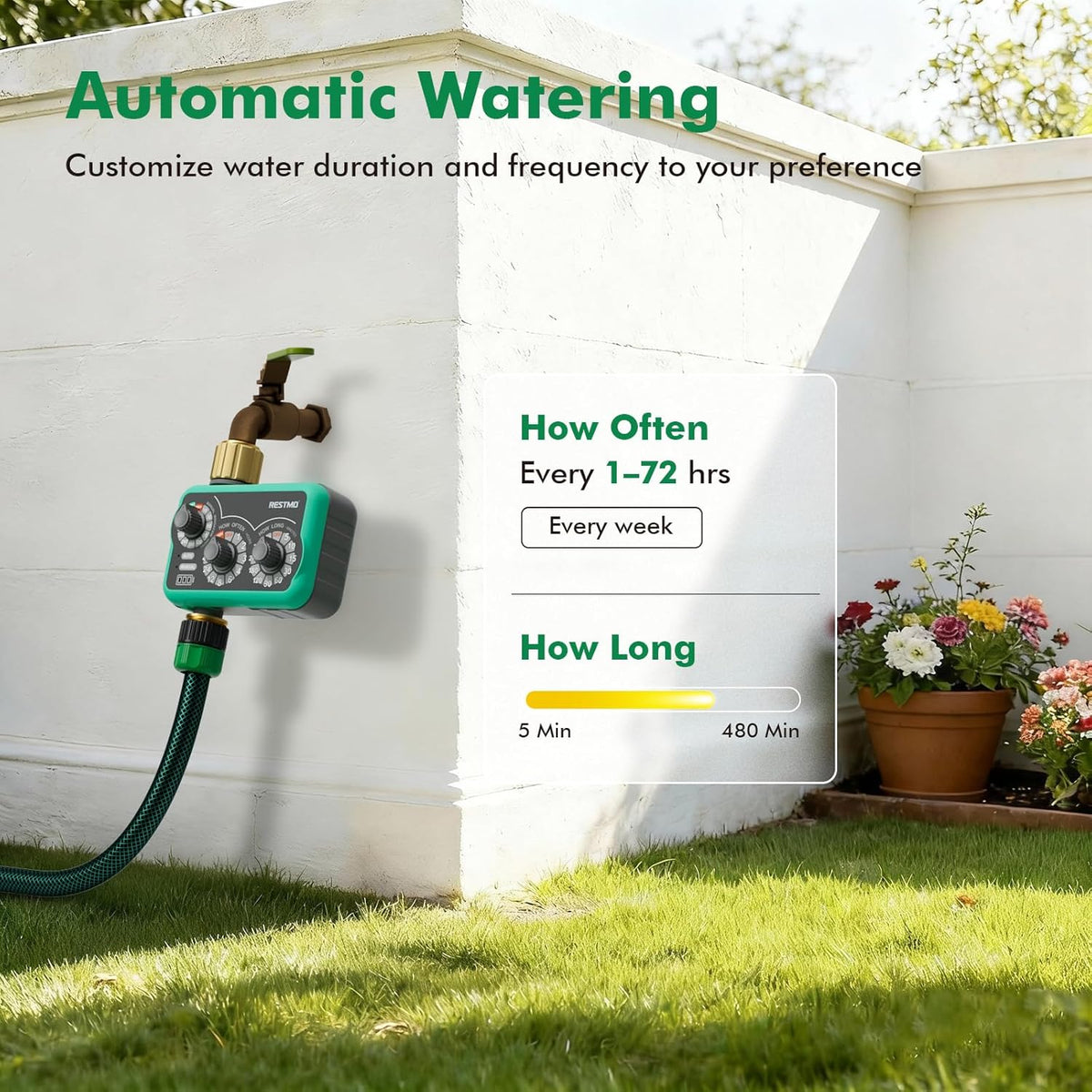 Smart WiFi Water Timer, APP Control Sprinkler Timer