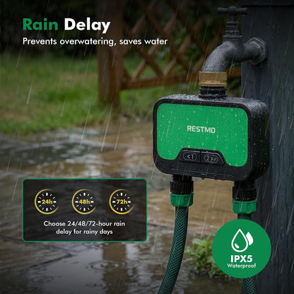 Smart WiFi Water Timer, APP Control Sprinkler Timer
