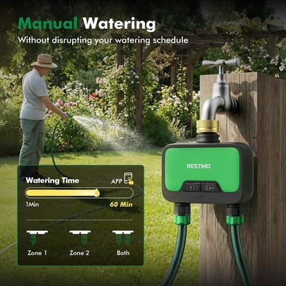 Smart WiFi Water Timer, APP Control Sprinkler Timer