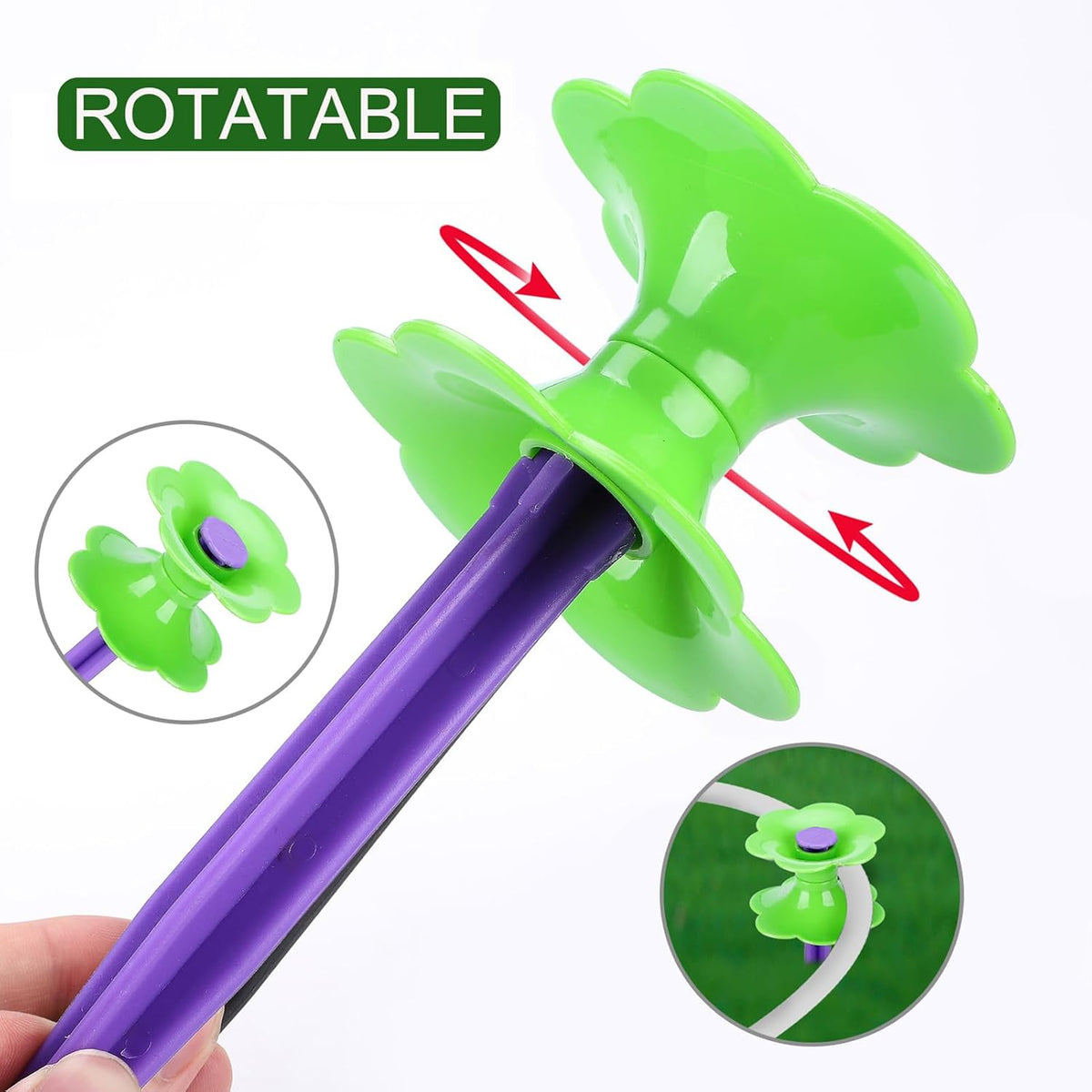 Hose Guide Spike,Garden Hose Guide,Water Hose Holder Spike,Garden Plant Saver for Home,Garden Accessory (2)