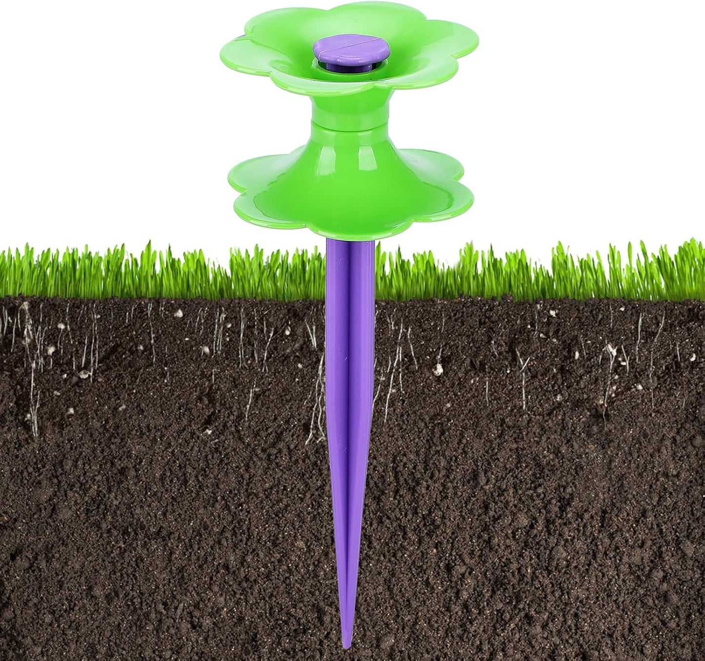 Hose Guide Spike,Garden Hose Guide,Water Hose Holder Spike,Garden Plant Saver for Home,Garden Accessory (2)
