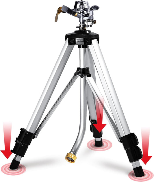 18-36in Heavy Duty Impact Sprinkler with 360° Large Area, 1PCS