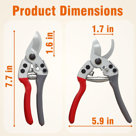 8" Bypass Prunning Shear Garden Scissors