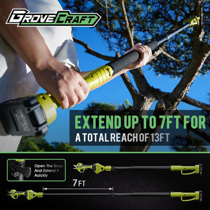 2-in-1 Pole Pruning Shears, 1" Cutting Diameter