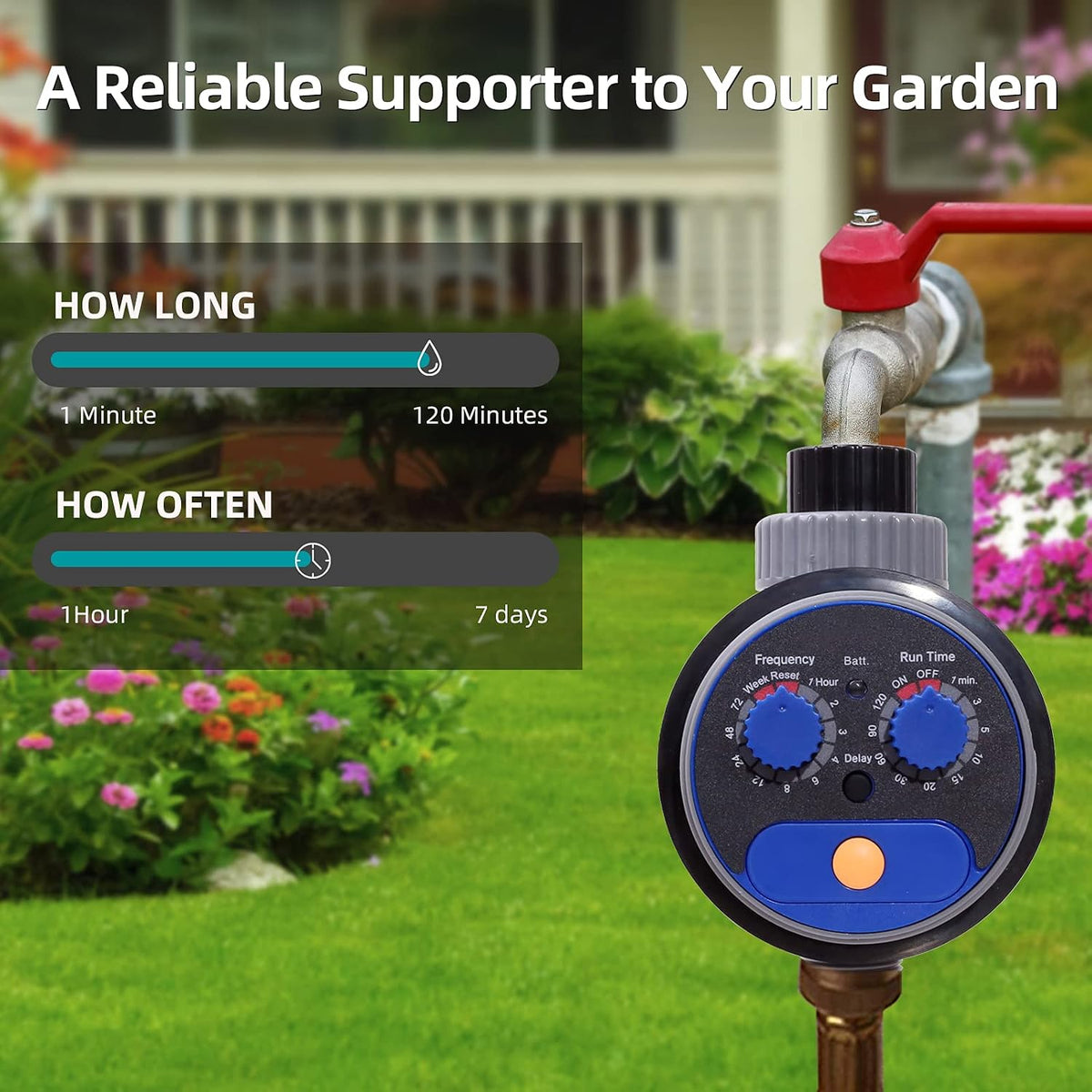 Programmable Garden Sprinkler Water Hose Timer for Outdoor