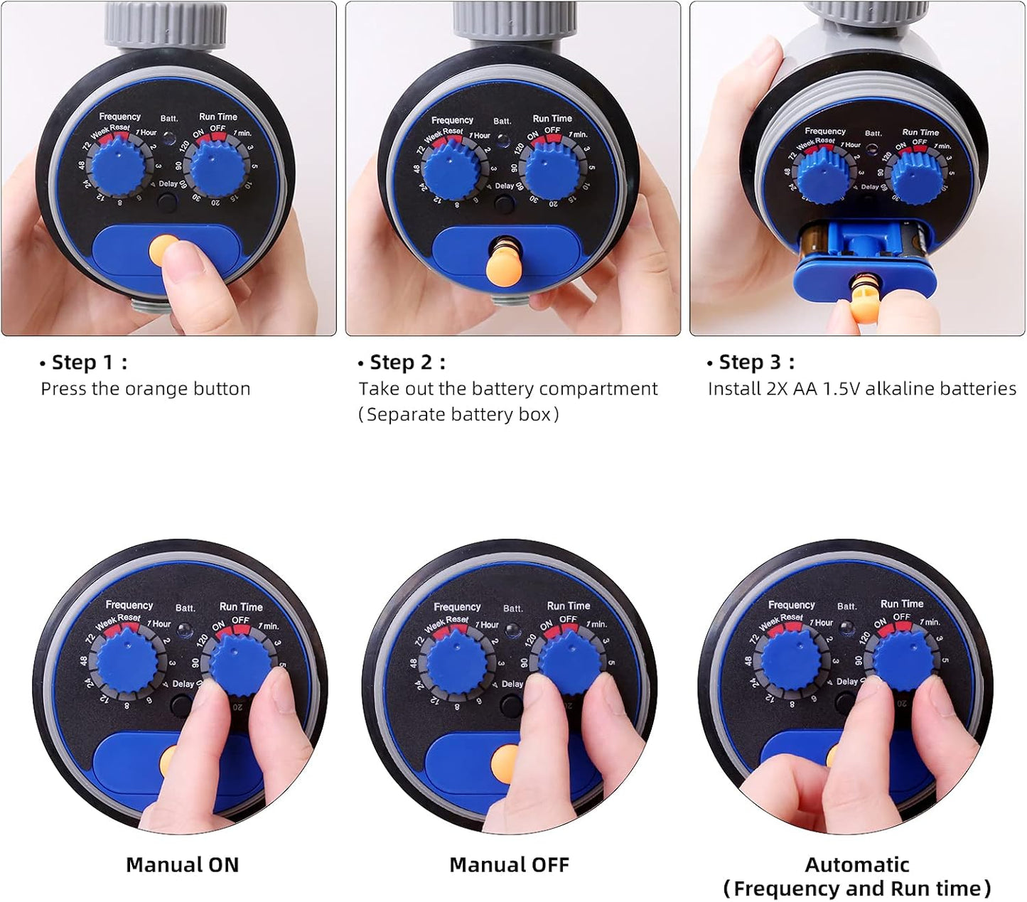 Programmable Garden Sprinkler Water Hose Timer for Outdoor