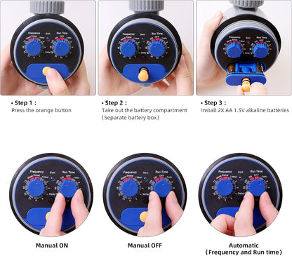 Programmable Garden Sprinkler Water Hose Timer for Outdoor