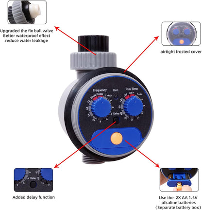 Programmable Garden Sprinkler Water Hose Timer for Outdoor