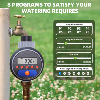 Programmable Garden Sprinkler Water Hose Timer for Outdoor