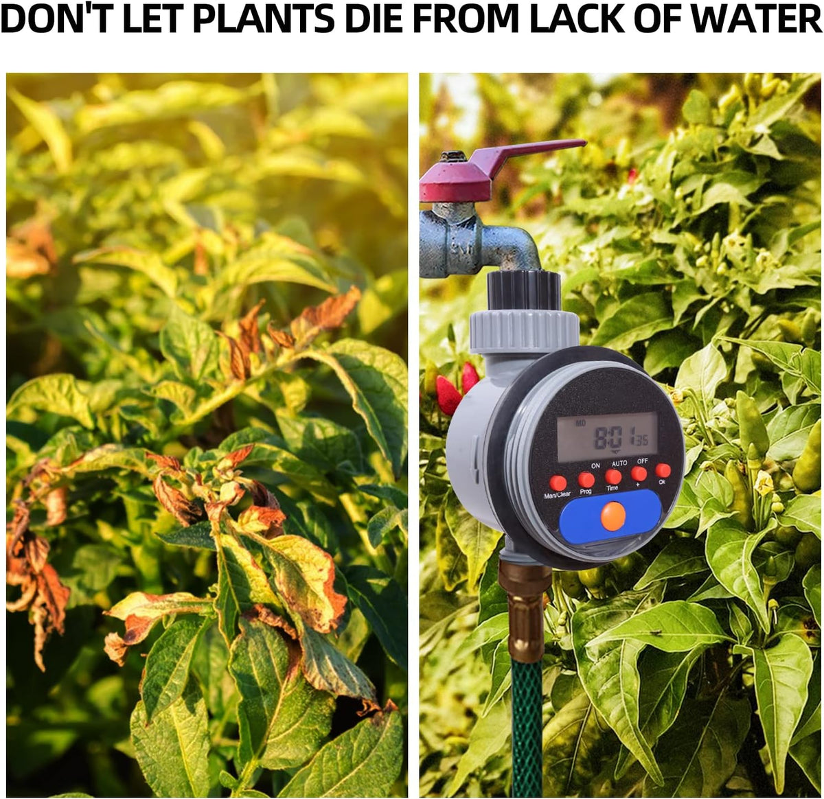 Programmable Garden Sprinkler Water Hose Timer for Outdoor