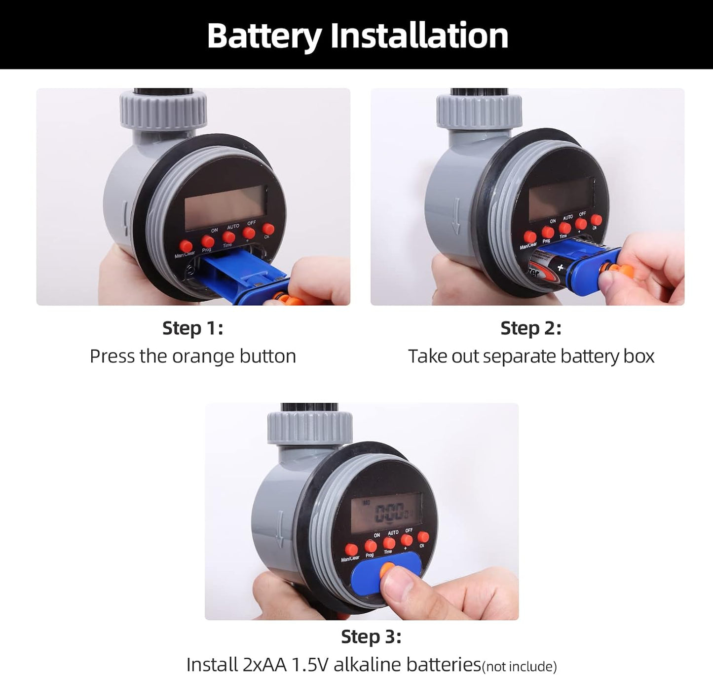 Programmable Garden Sprinkler Water Hose Timer for Outdoor