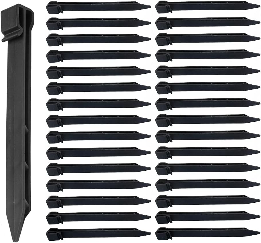 30 PCS Edging Stakes, Landscape Edging Stake for Gardening, Ground Stakes