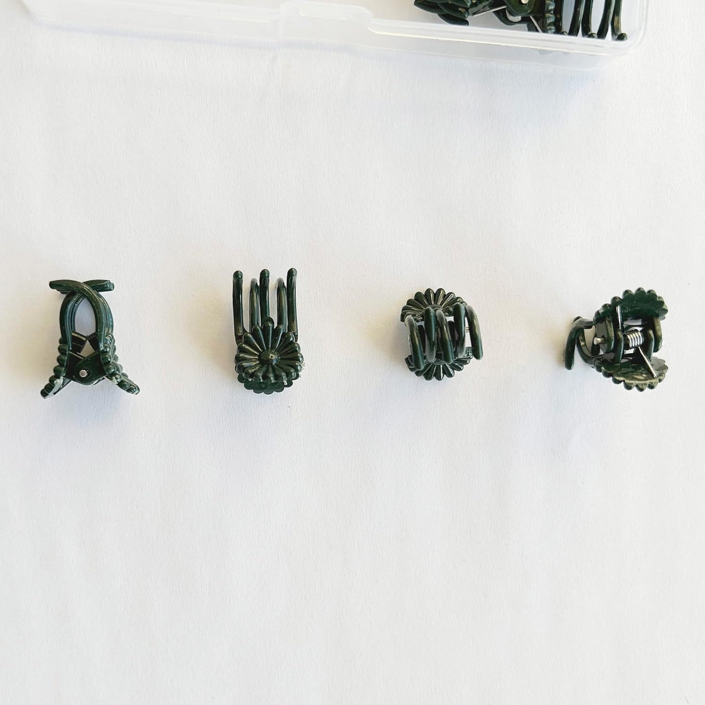 40-PCs Orchid Clips for Plants Support - Dark Green, for Small - Middle Climbing Plants Vine Plants & Single Stem Plants