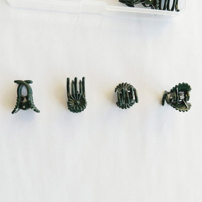 40-PCs Orchid Clips for Plants Support - Dark Green, for Small - Middle Climbing Plants Vine Plants & Single Stem Plants