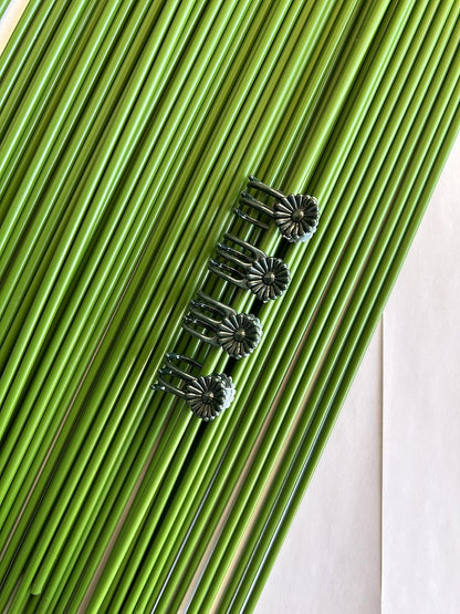 40-PCs Orchid Clips for Plants Support - Dark Green, for Small - Middle Climbing Plants Vine Plants & Single Stem Plants