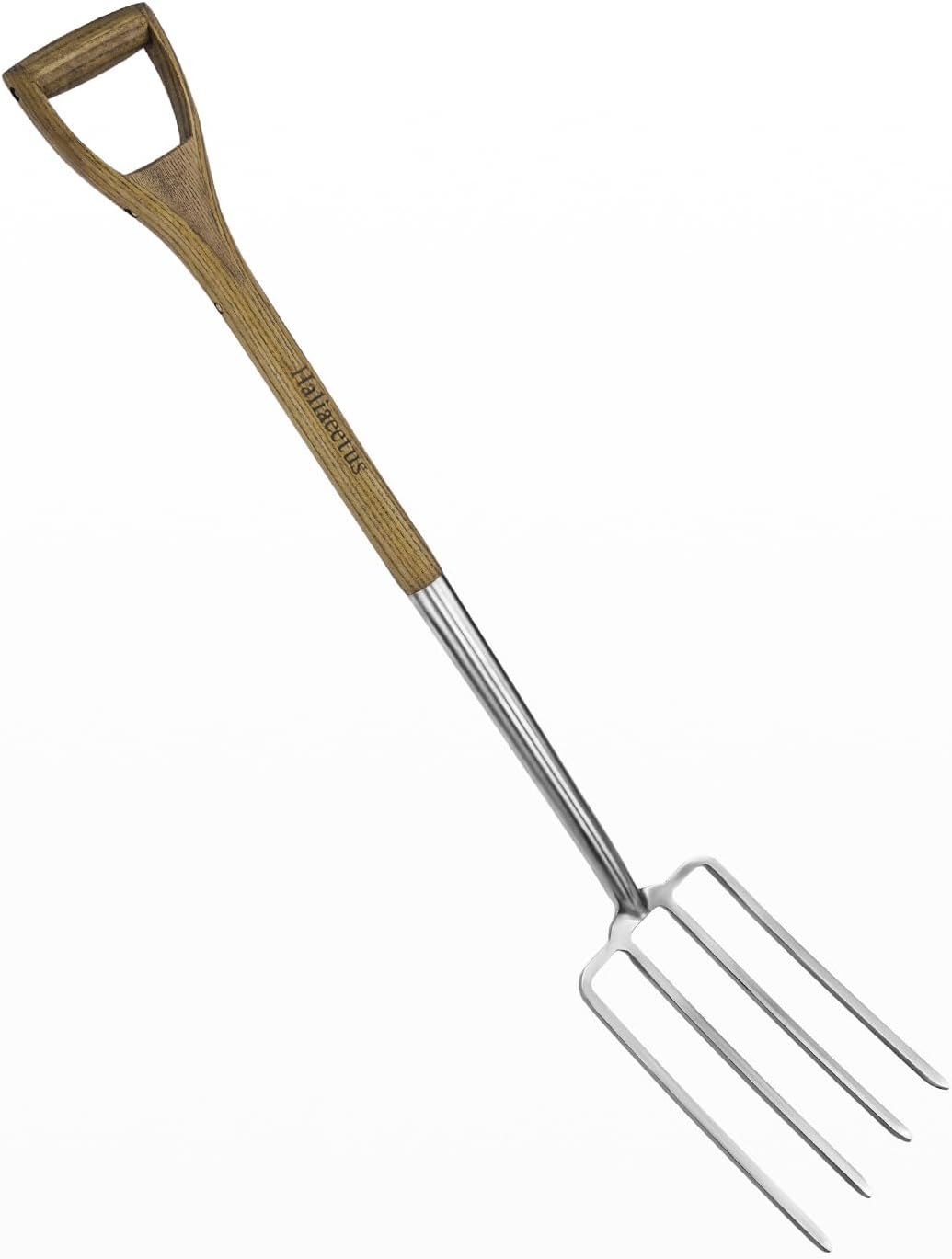 Garden Hand Fork, 12.3'' Hand Weeding Fork with Sharp Tine
