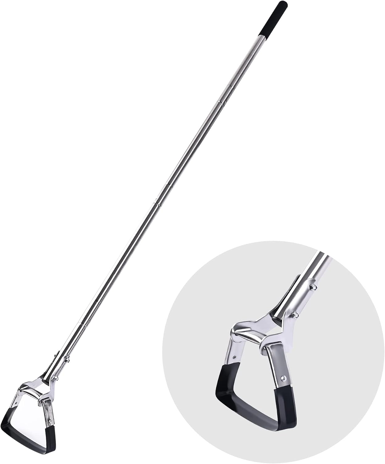 Garden Hoe, 55.9 Inch Long Handle Weeding Tool