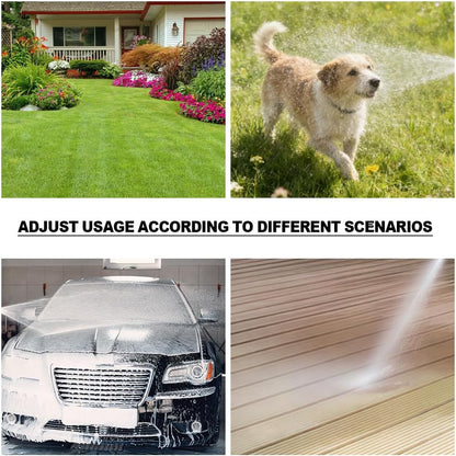 Hose End Sprayer Nozzle,Metal Car Wash Foam Gun with Soap Dispenser
