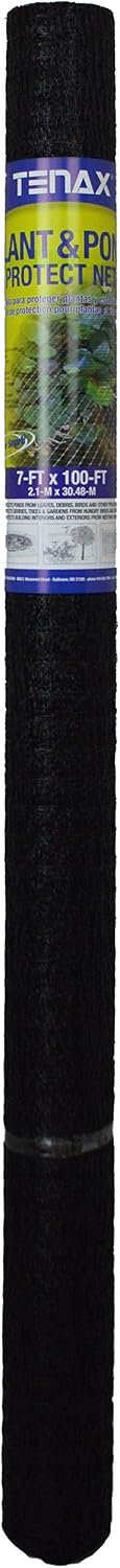 Garden Netting - Pond & Plant Net, Bird Netting - 7' x 100' - High Density Polyethylene