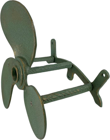 Garden Hose Holder Boat Propeller 10.5 Inch Cast Iron Bronze