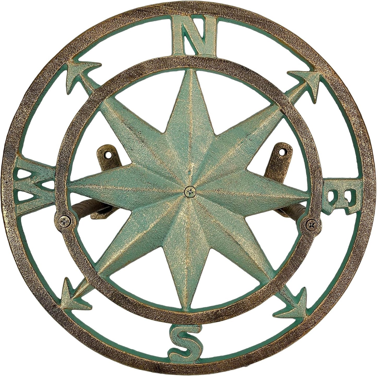 Garden Hose Holder Boat Propeller 10.5 Inch Cast Iron Bronze