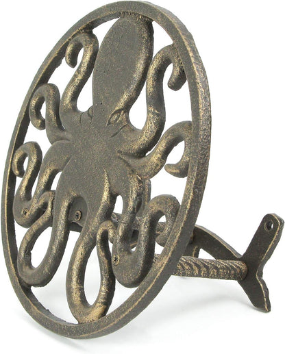 Garden Hose Holder Boat Propeller 10.5 Inch Cast Iron Bronze