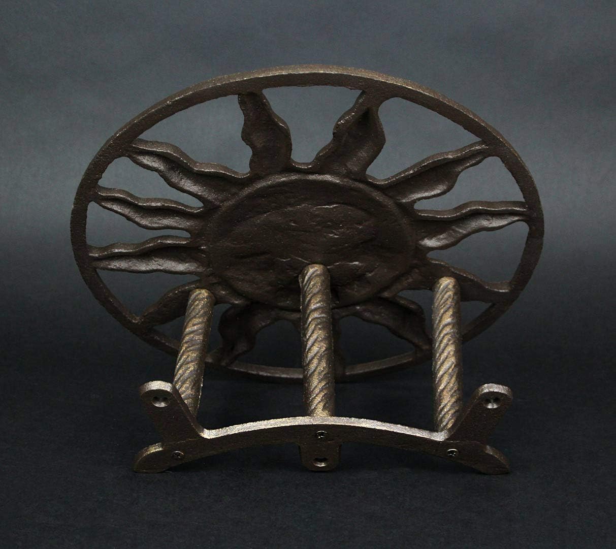 Garden Hose Holder Boat Propeller 10.5 Inch Cast Iron Bronze