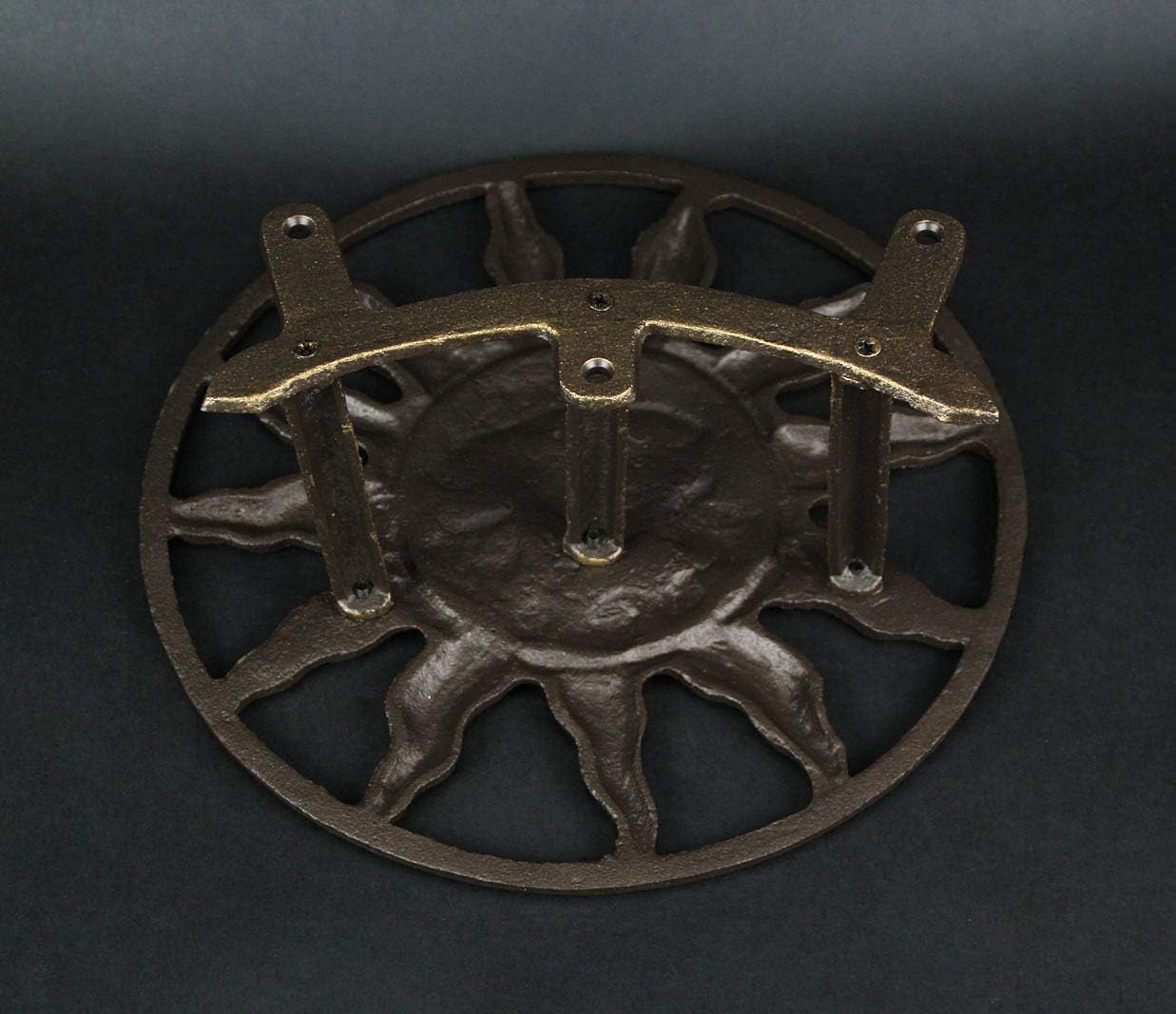 Garden Hose Holder Boat Propeller 10.5 Inch Cast Iron Bronze